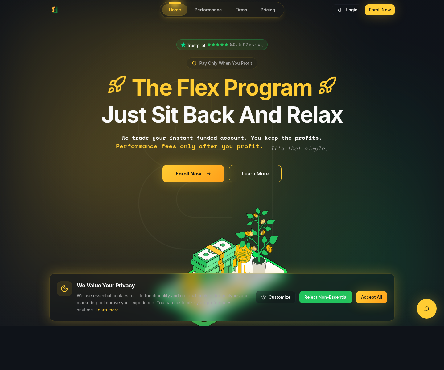 BlixFlex homepage preview