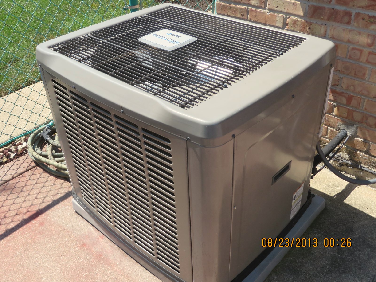 Outdoor AC condenser