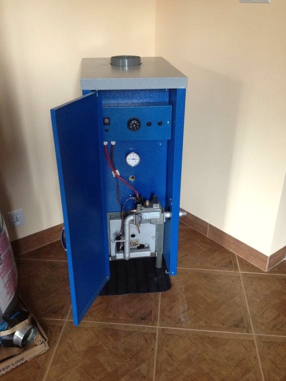 Mechanical room HVAC installation